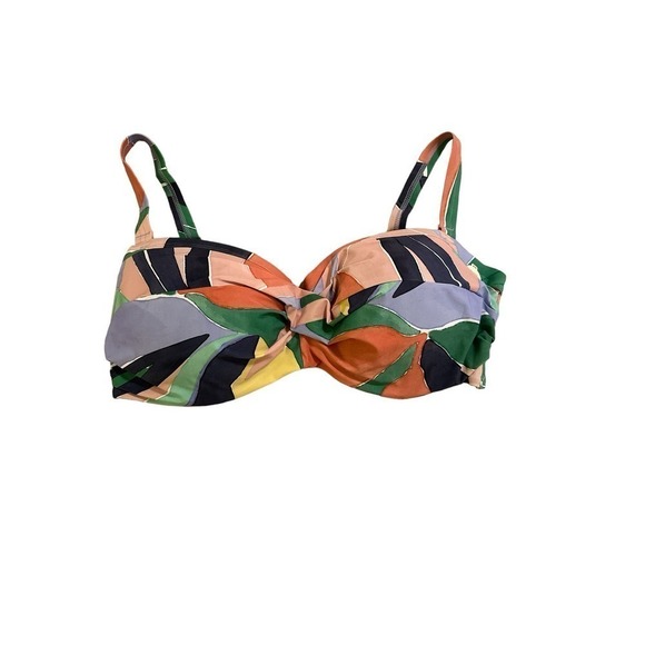 Artesands Women's L'Avana Botticelli Bandeau Beach Bikini Top Size 16 Multi NWT - Picture 2 of 7